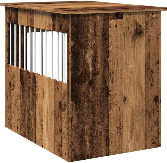 vidaXL Dog House Outdoor Brown 55x80x68cm