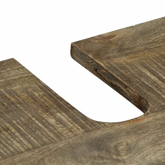 vidaXL Countertop without Sink L62xW33xH58cm Solid Mango Wood