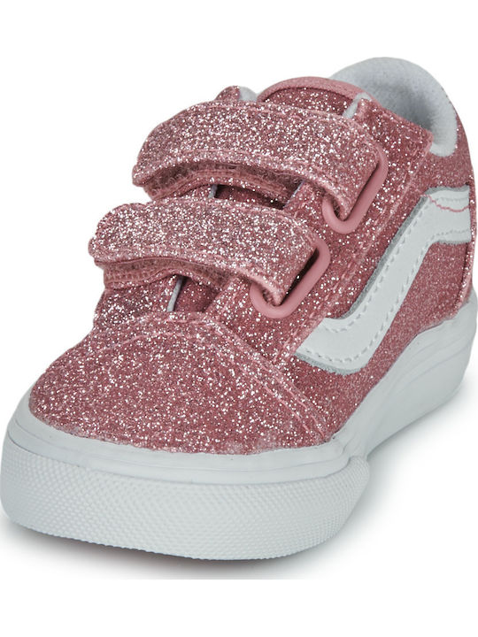 Old Skool OLD SKOOL V Kids Sneakers with Scratch Pink