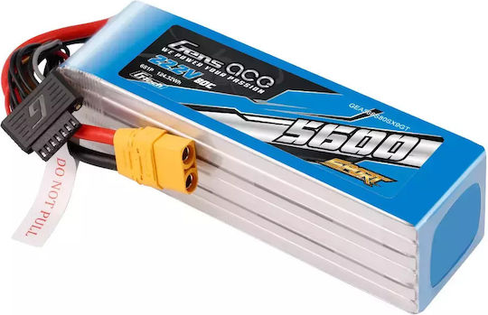 Gens Ace Ace Classic Батерия Li-Po 22.2V 5600mAh 80C 6S XT90 за RC Превозно Средство