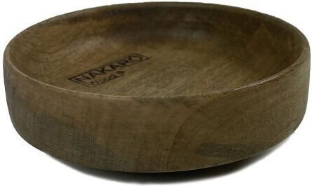 Nakaro Wood Serving Bowl Round Wooden with Diameter 12cm