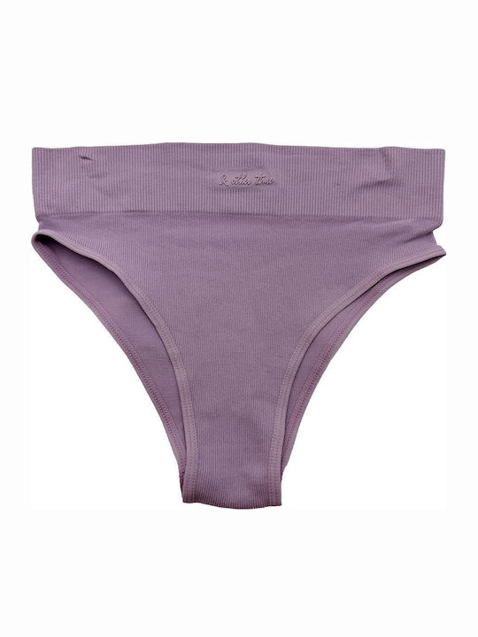 Tress Underwear Set with Sports Bra & Slip Soft Purple