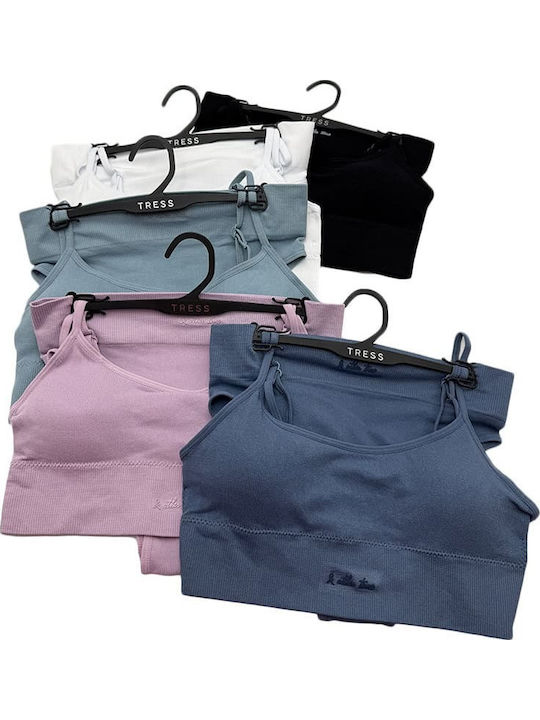 Tress Underwear Set with Sports Bra & Slip Soft Purple