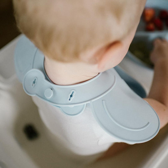 Babyono Водоустойчива Слинга Силиконова с Бутон и Джоб Синя за 6 м+