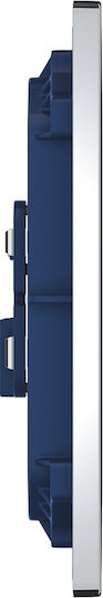 Grohe Tectron Bau E Spülplatten für Toiletten Doppelspülung Chrome
