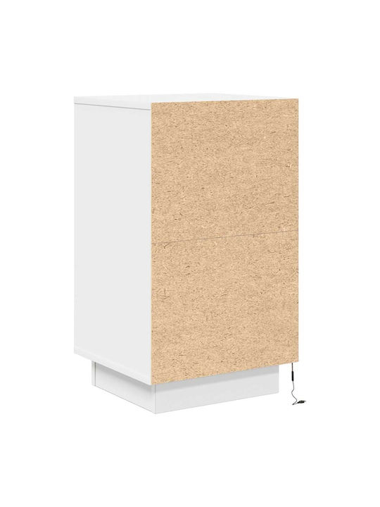 Комод Дървен Бял 38x34x65см