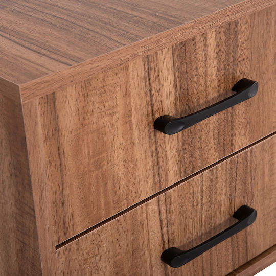 Harry Wooden Bedside Table Beige 55x43x48cm
