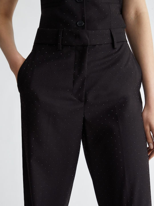 Women's Fabric Trousers Black