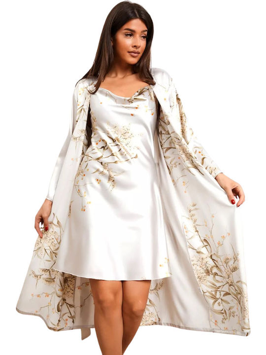 La Lolita Amsterdam Winter Women's Gray Robe Garner
