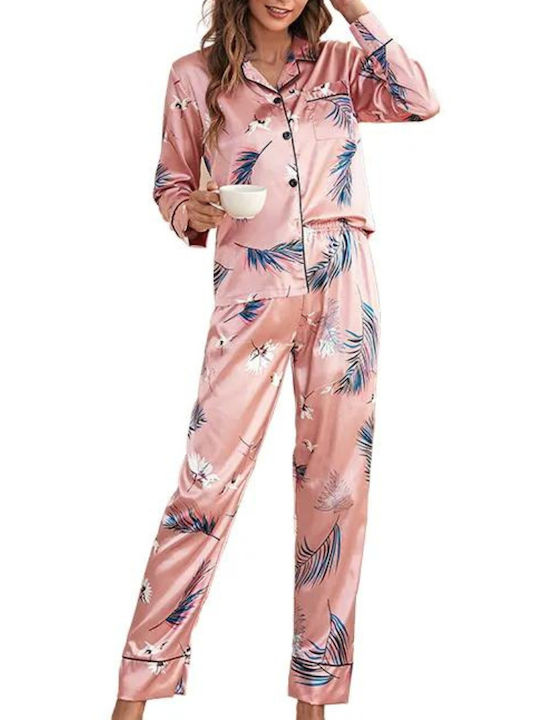 La Lolita Amsterdam Winter Women's Pyjama Set Pink