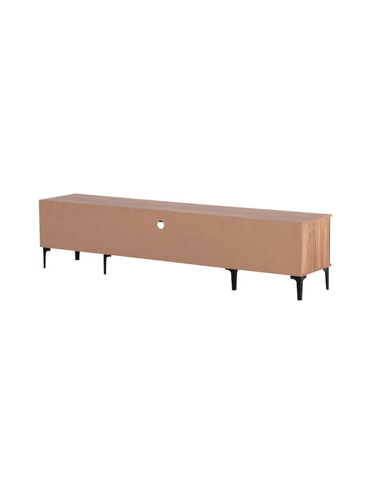 TV Stand Harry Natural Wood-Black L40xD47xH200cm