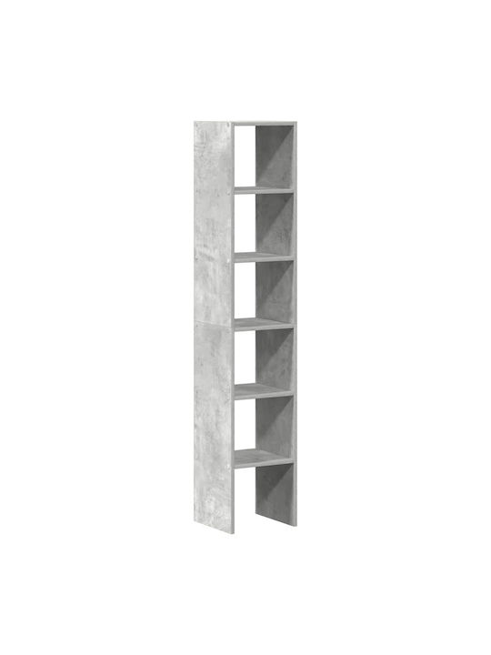Gray Bookcases (2 Pieces) 30x30x80 cm