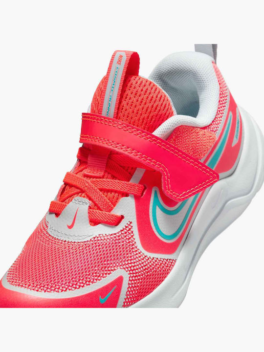 Cosmic Runner Kids Sports Shoes Running With Hoop & Loop Closure Red
