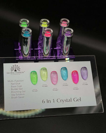 Global Fashion Builder Gel Νυχιών Μπλε 15ml