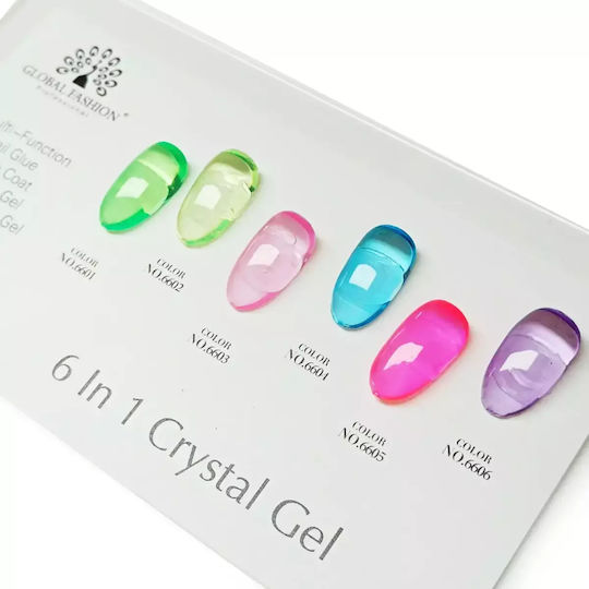 Global Fashion Constructor Gel Gel pentru Unghii Roz 15ml
