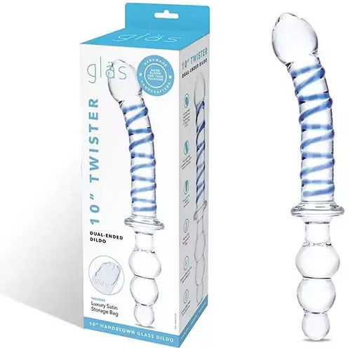 Glas Dildo Γυάλινο Dildo Διάφανο