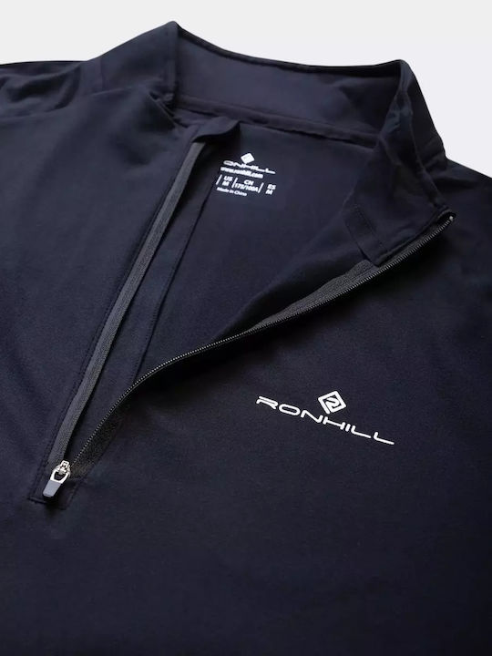 Ronhill Bluza termica pentru femei cu maneci lungi Negru