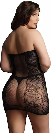 Desire trägerloses Minikleid in Übergröße