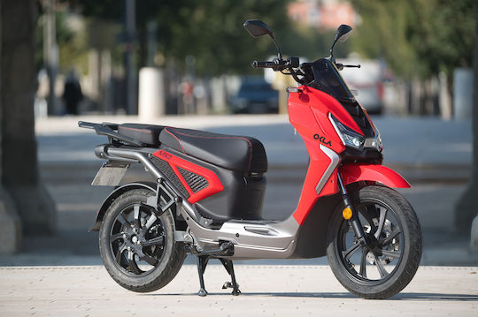 Omax Motocicletă Electrică Autonomie 75km Roșu Culoare