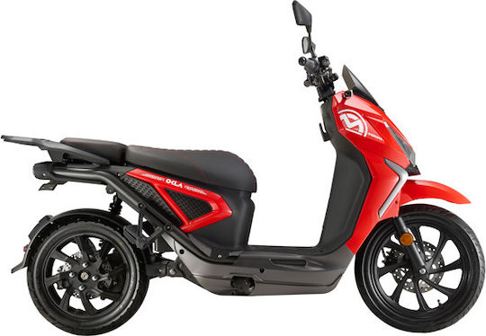 Omax Motocicletă Electrică Autonomie 75km Roșu Culoare
