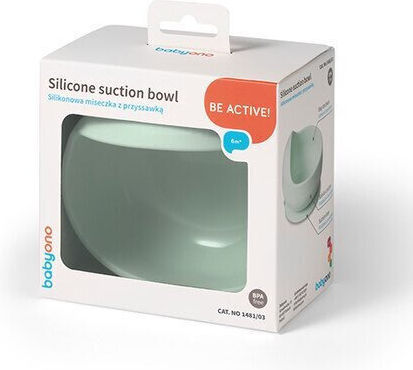 Babyono Baby Food Bowl made of Silicone Green