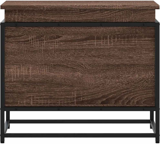 vidaXL Διακοσμητικό Μπαούλο Ξύλινο Καφέ 60x40x51.5εκ.