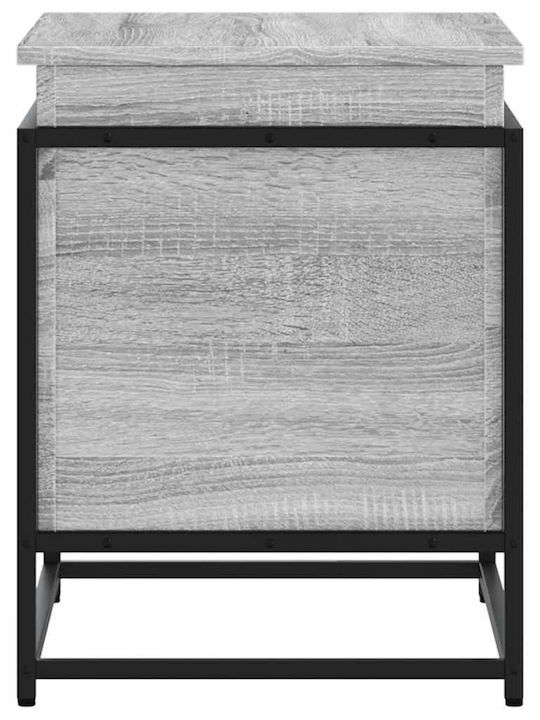 vidaXL Aufbewahrungsbox Dekorative Truhe Hölzernes Gray 60x40x51.5cm