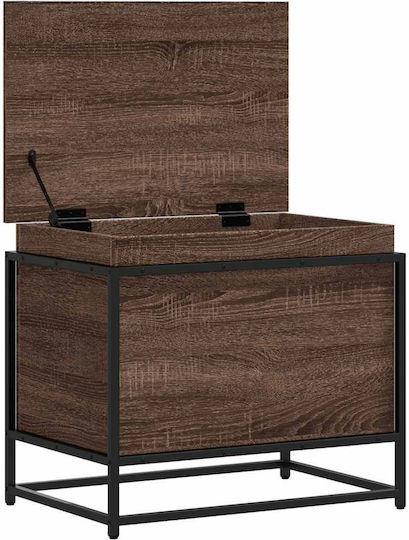 vidaXL Διακοσμητικό Μπαούλο Ξύλινο Καφέ 60x40x51.5εκ.
