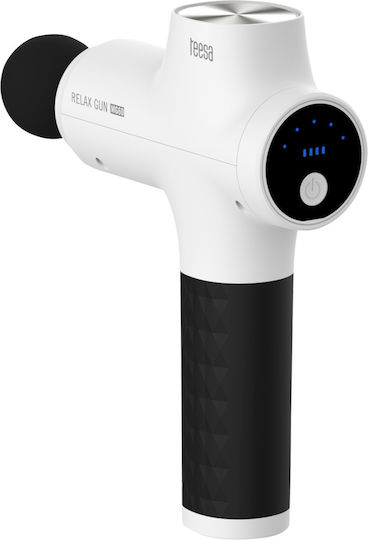 Waffe Massage für den Kopf mit Vibration Weiß