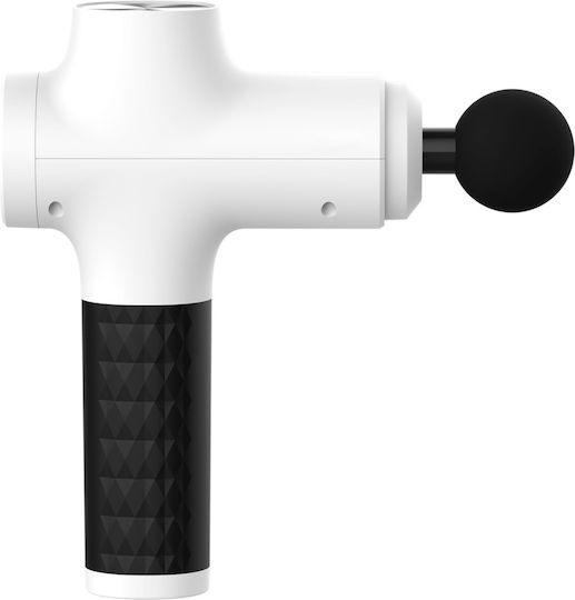 Waffe Massage für den Kopf mit Vibration Weiß