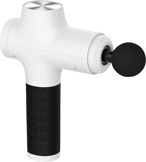 Waffe Massage für den Kopf mit Vibration Weiß