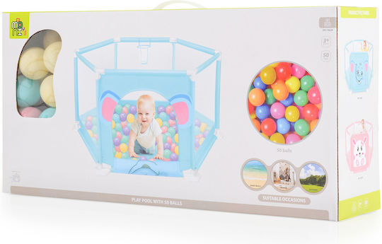 Moni Ball Pit with Basketball Hoop Multicolour for 3+ Years