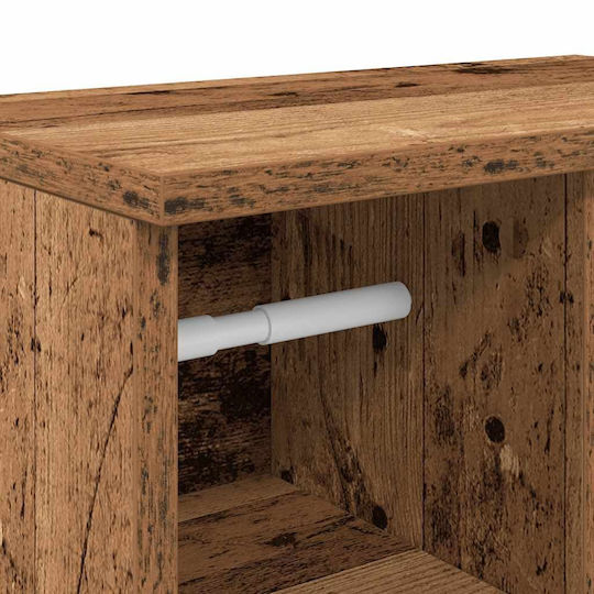 vidaXL Ντουλάπι Μπάνιου 39x22x90cm Καφέ