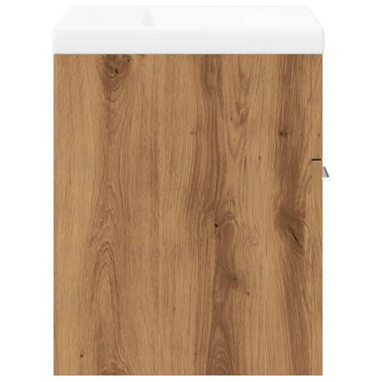 vidaXL Countertop with Sink L41xW46xH38.5cm Coffee