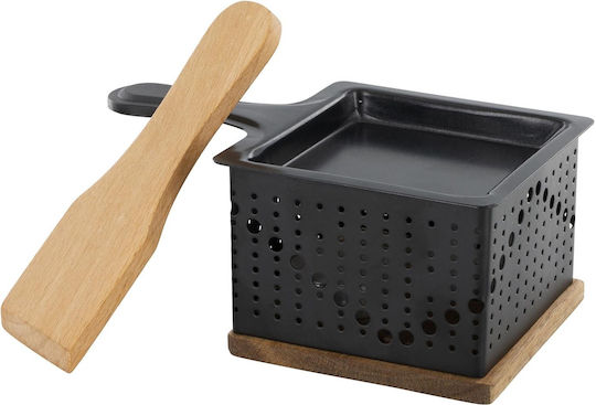 Cook Concept Metallic Fondue Pot with Tea Light Brown 16.2x9.4x16.2cm