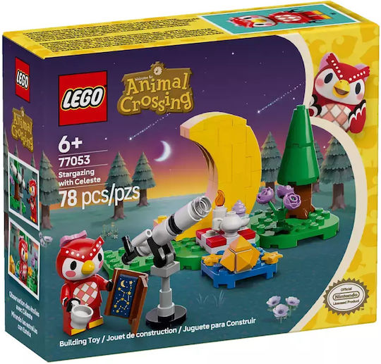 LEGO Animal Crossing Animal Crossing Stargazing Cu Celeste Pentru 6+ Ani 78 Bucăți