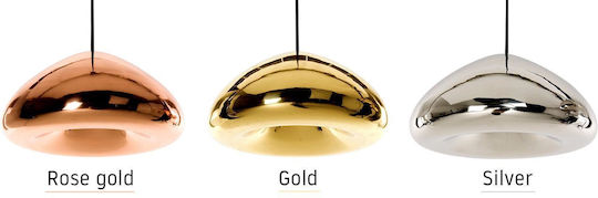 Toolight Pendant Light Silver with Socket E27