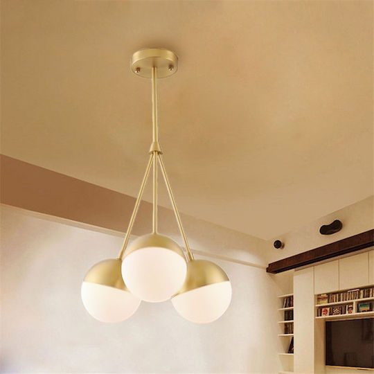 Toolight Lustră Auriu Glob