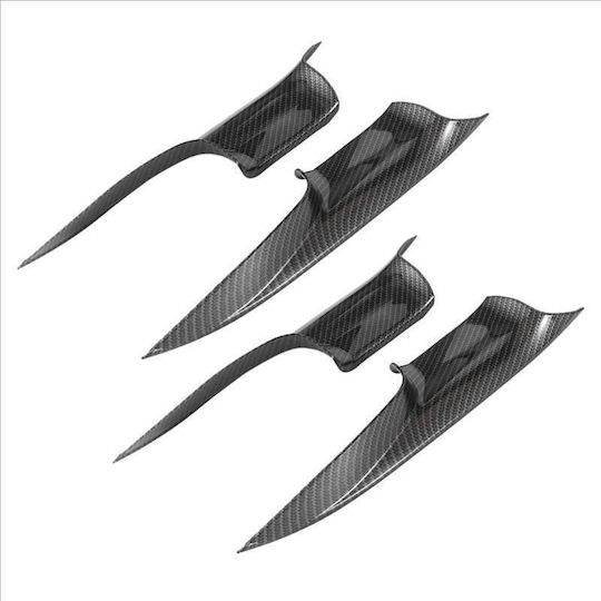 Set 4 Interior Door Handles Motor10 Front Rear Bmw Series 7 F01 F02 F04 51419115533 Black Carbon