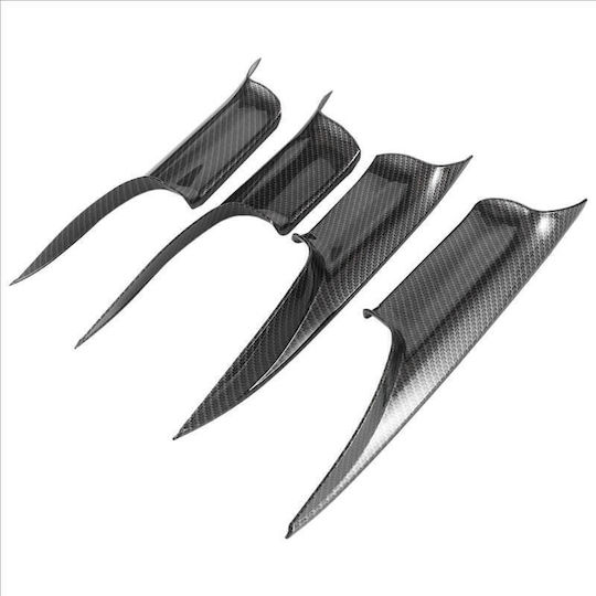 Set 4 Interior Door Handles Motor10 Front Rear Bmw Series 7 F01 F02 F04 51419115533 Black Carbon