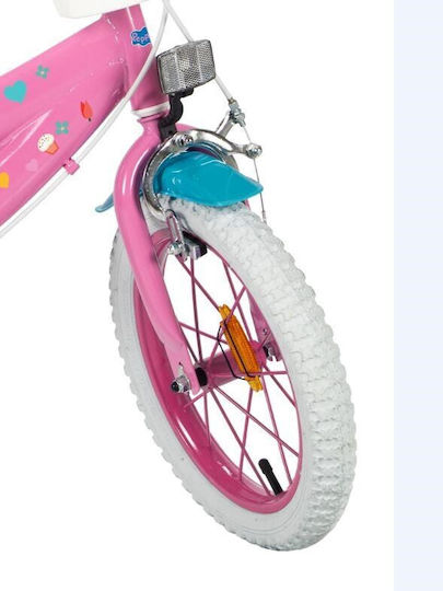 Toimsa Peppa Pig 16" Kinder Fahrrad Stadt Rosa