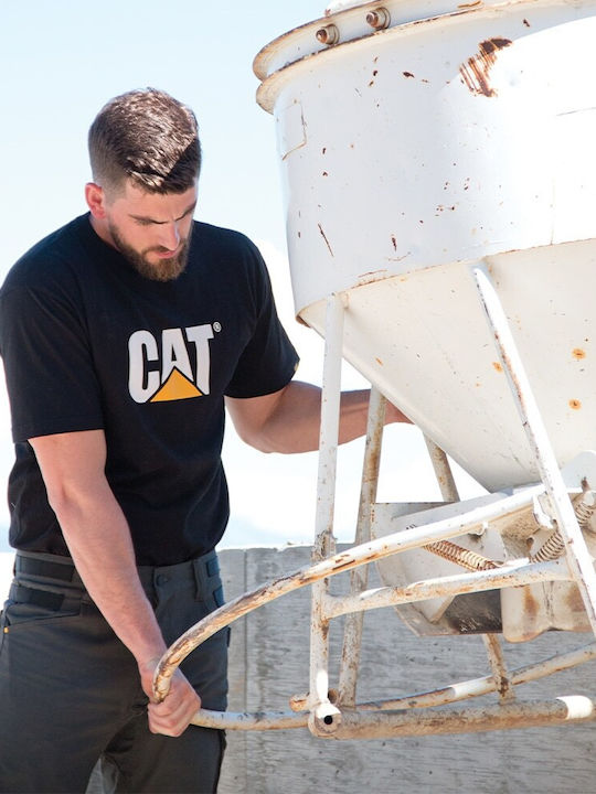 CAT T-Shirt Εργασίας Μαύρο CAT T-Shirt Εργασίας Μαύρο