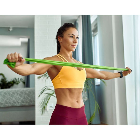 SMJ Sport Elastisches Band Für Widerstandstraining Weiches Grünes 1,5m