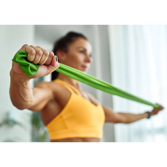 SMJ Sport Elastisches Band Für Widerstandstraining Weiches Grünes 1,5m