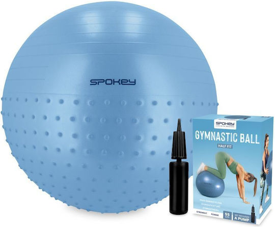 Spokey Half Fit Ball Pilates 55cm , 1kg in Blue Color