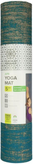 Gaiam Jute Performance Jute Covor de exerciții fizice Yoga Multicolor (173x61x0.5cm)