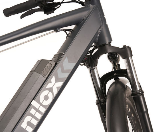 Nilox Doc X7 Plus 27.5" 2022 Μαύρο Ηλεκτρικό Ποδήλατο Trekking