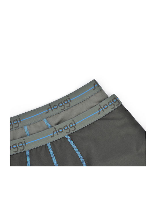 Hipster Мъжки боксерки Anthracite-Dark Grey 2Опаковка
