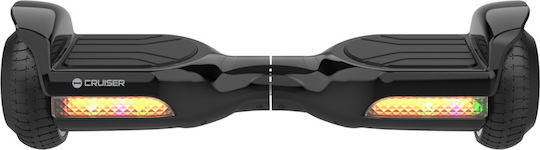 Rebel Cruiser Kinder Hoverboard mit 10 km/h Höchstgeschwindigkeit und 8 km Reichweite in Schwarz Farbe