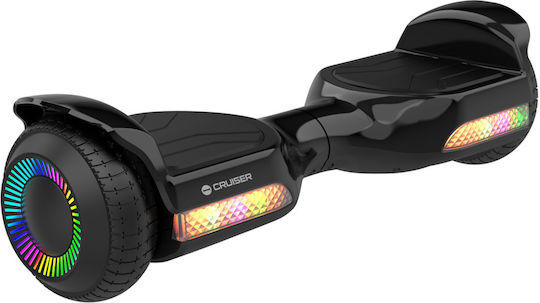 Rebel Cruiser Kinder Hoverboard mit 10 km/h Höchstgeschwindigkeit und 8 km Reichweite in Schwarz Farbe